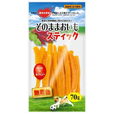 犬用おやつ　そのままおいもスティック（70g）