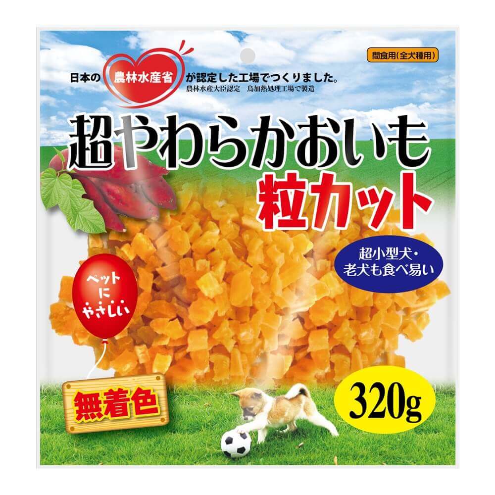 食物繊維豊富|超やわらかおいも粒カット(320g) | 犬のおやつの通販 マツヒロ 食物繊維豊富|超やわらかおいも粒カット(320g) | 犬のおやつの通販 マツヒロ