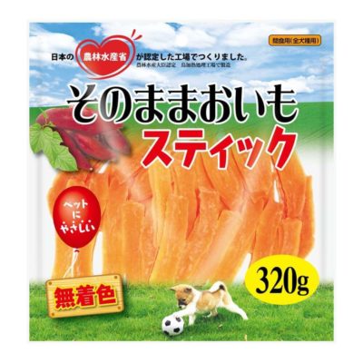 愛犬用スナック　そのままおいもスティック（320g）