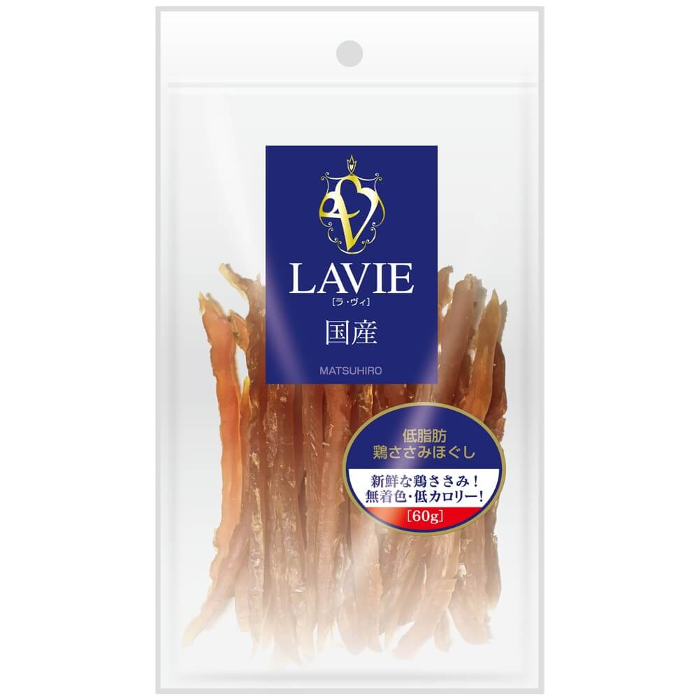 低カロリー｜低脂肪鶏ささみほぐし（60g）｜国産 | 犬のおやつの通販 マツヒロ