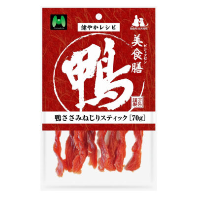 美食膳　鴨ささみねじりスティック（70g）