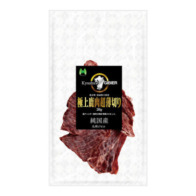 Kyusyu GIBIER（九州ジビエ）極上鹿肉超薄切り 20g